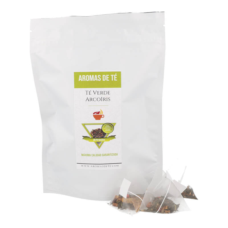 Rainbow Green Tea Pyramids