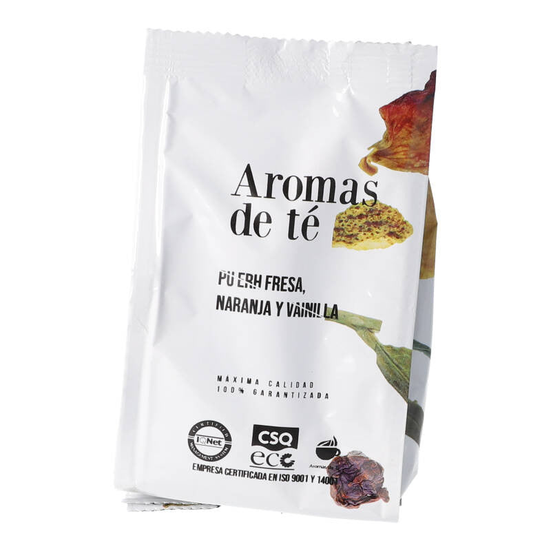 Tè Rosso Pu Erh con Fragola, Arancia e Vaniglia