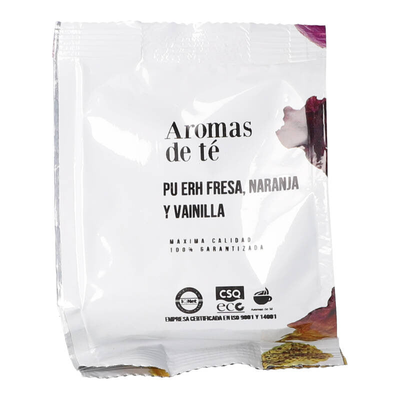 Tè Rosso Pu Erh con Fragola, Arancia e Vaniglia