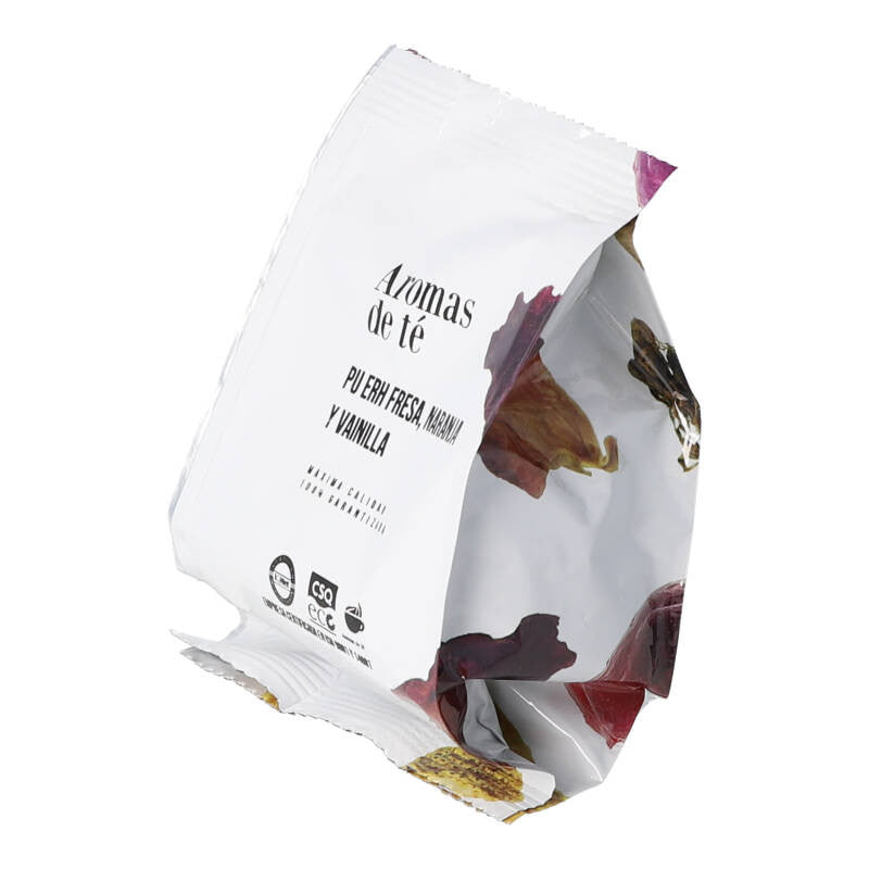 Tè Rosso Pu Erh con Fragola, Arancia e Vaniglia