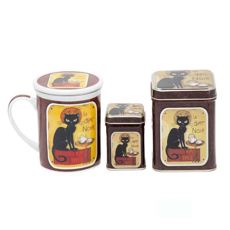 Pack Of Tisanera And Cans Le Chat Noir