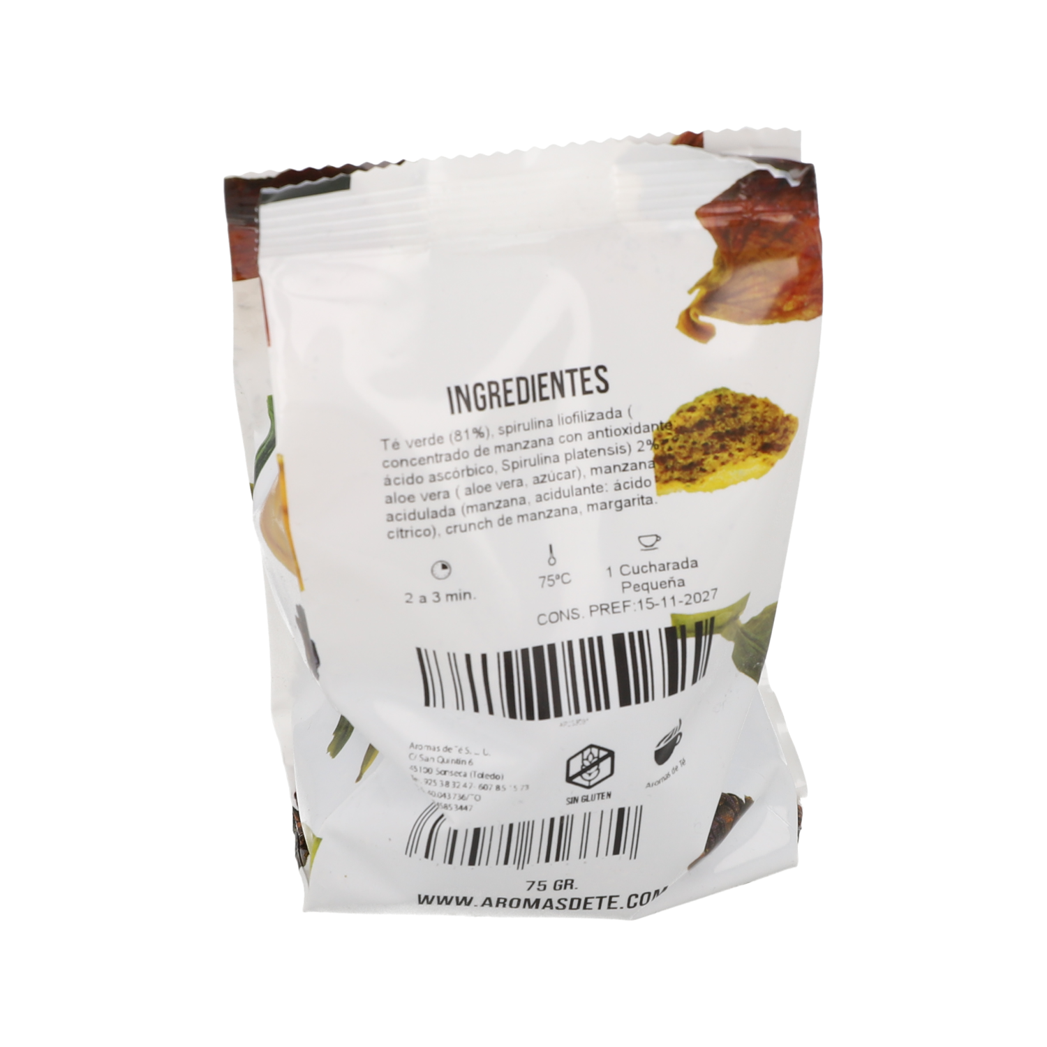 Té verde espirulina y aloe vera