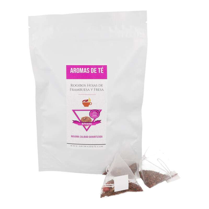 Rooibos Pyramids Raspberry and Strawberry Leaves 
