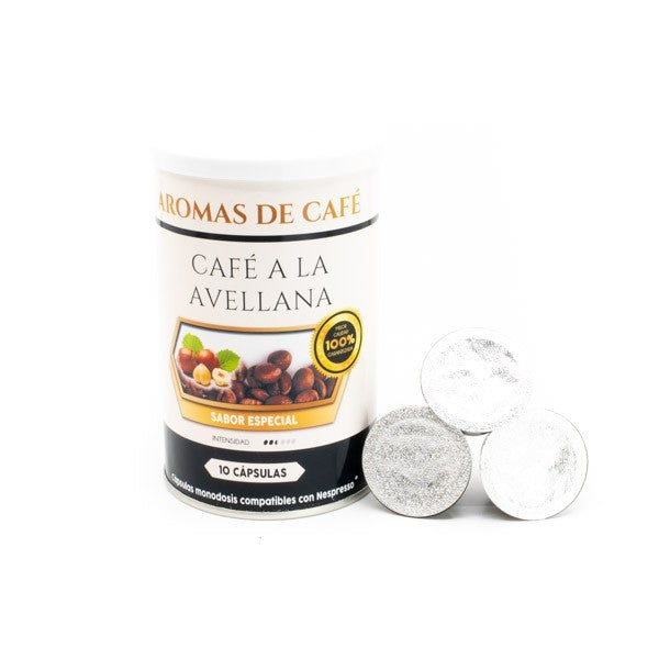 Cápsulas de Café de Avellana Descafeinado compatibles con Nespresso