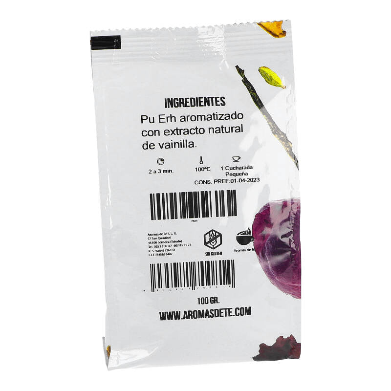 Té Rojo Pu Erh Vainilla 400Gr