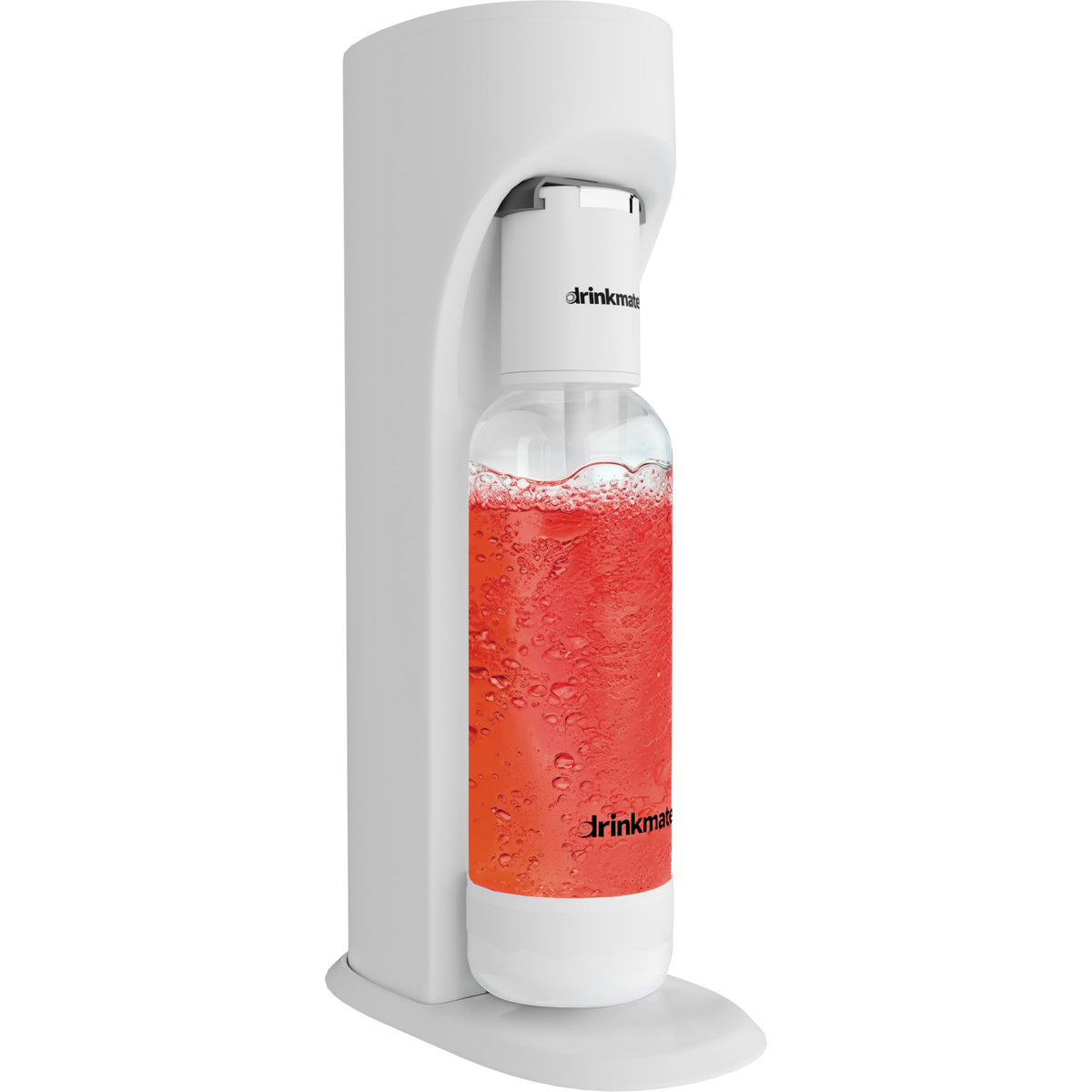 Drinkmate OmniFizz · Carbonatador para Té, Zumos y Cualquier Bebida – Solo máquina (sin CO₂) / Blanco