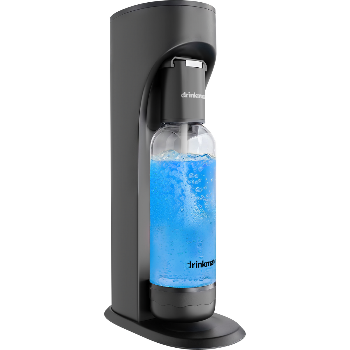 Drinkmate OmniFizz · Carbonatador para Té, Zumos y Cualquier Bebida – Solo máquina (sin CO₂) / Negro mate