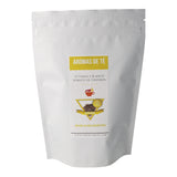 Pirámides de Té Verde y Blanco Sorbete de Granada