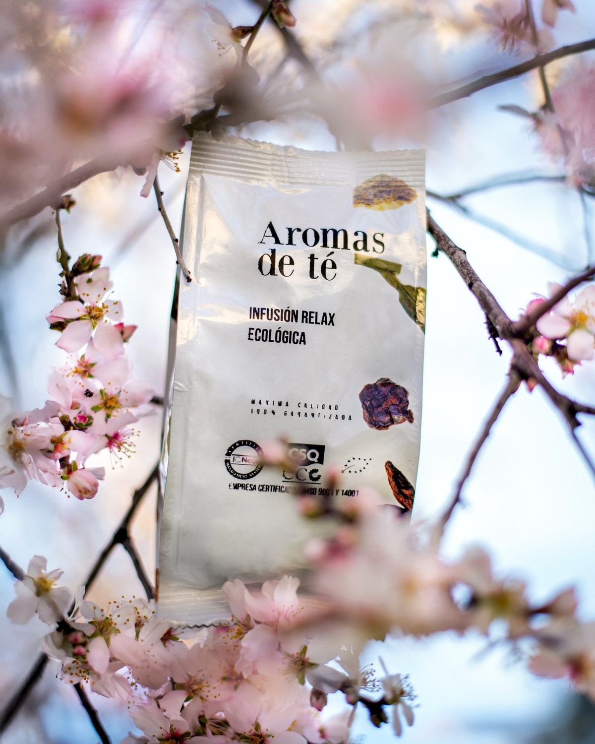 Infusión Relax Ecológica entre flores