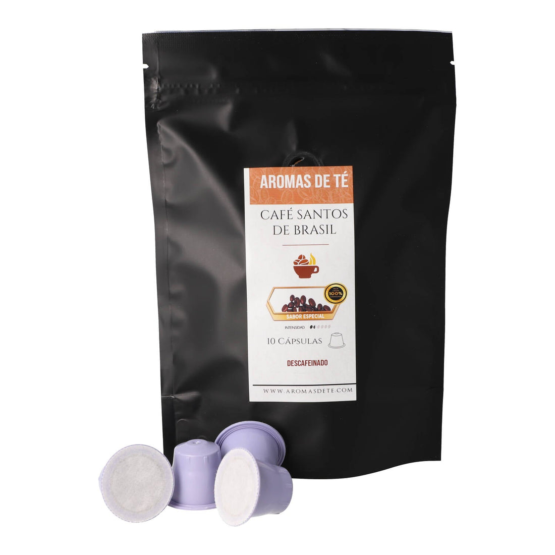 Cápsulas de café de vainilla descafeinado
