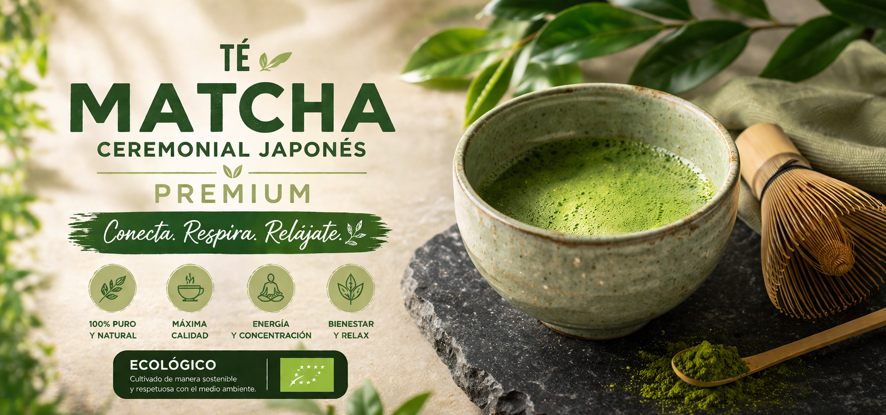 Té Matcha ecológico premium