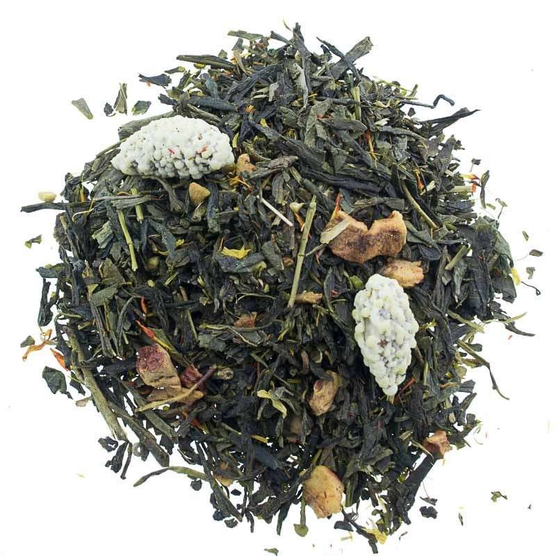 Almond Green Tea with Ginger and Apple Eco