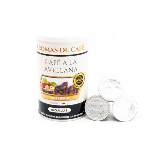 Cápsulas de Café Avellana compatibles con nespresso