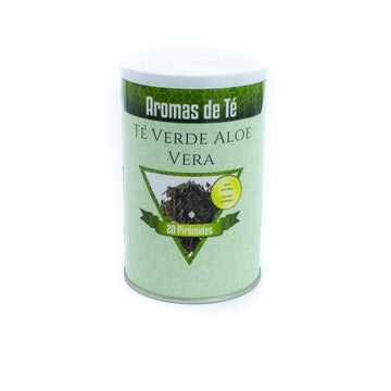 Piramidi di tè verde all'aloe vera