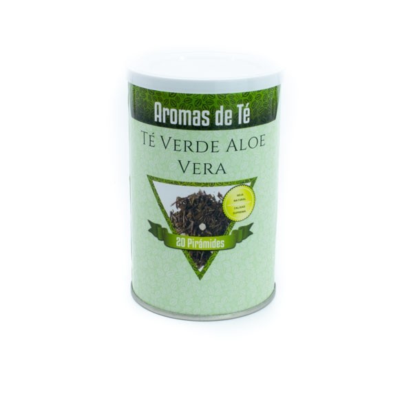 Piramidi di tè verde all'aloe vera