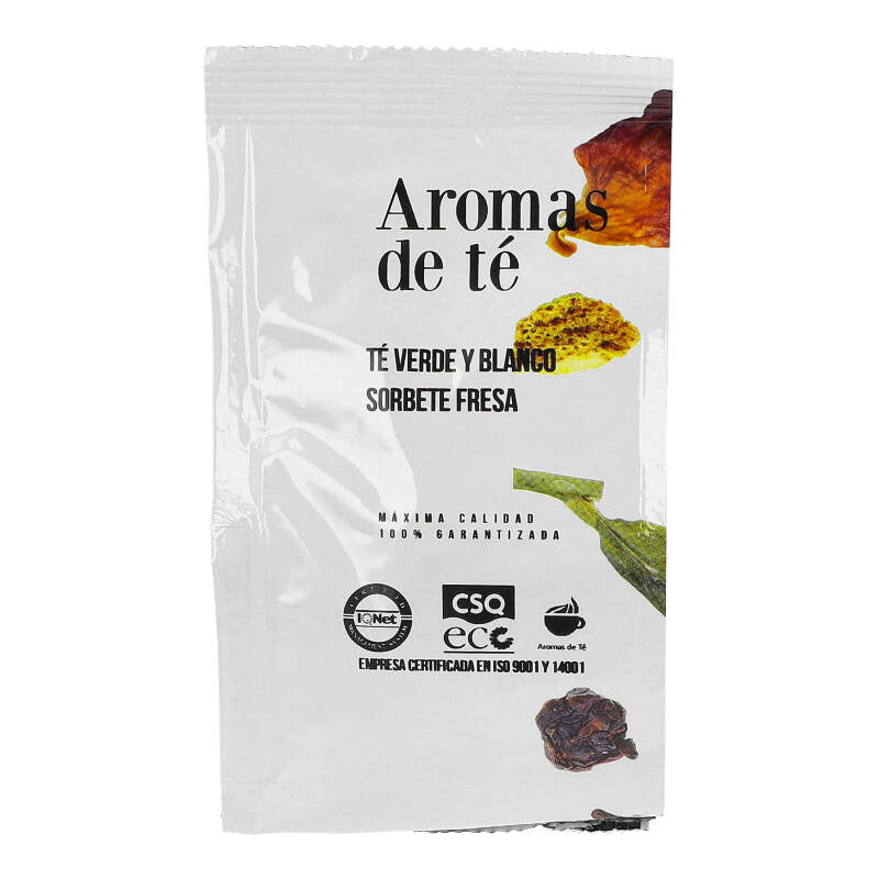 Té Verde y Blanco Sorbete de Fresa
