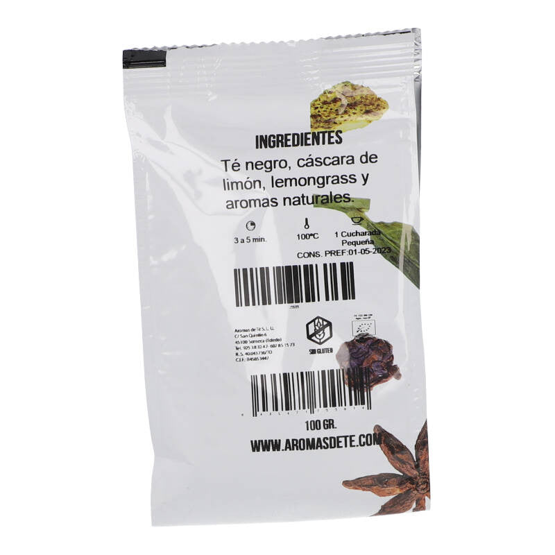 Té Negro Limón Ecológico