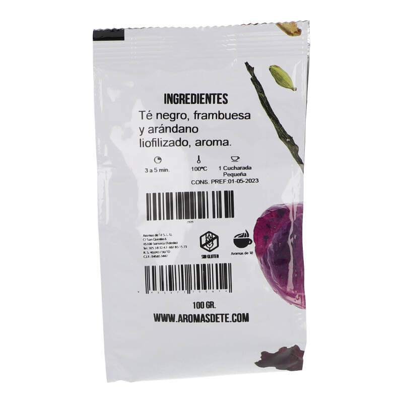 Té Negro Frutos Rojos