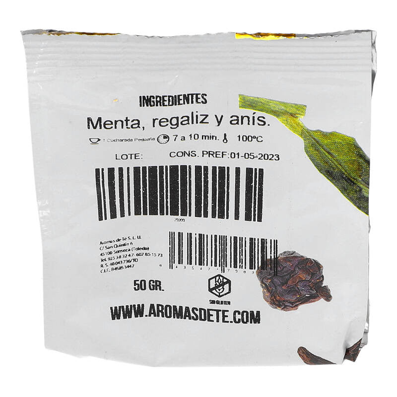 Infusión Regaliz, Menta y Anís