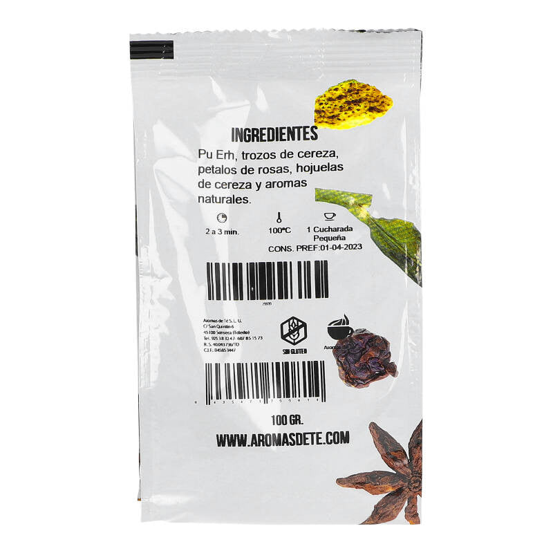 Té Rojo Pu Erh Cherry