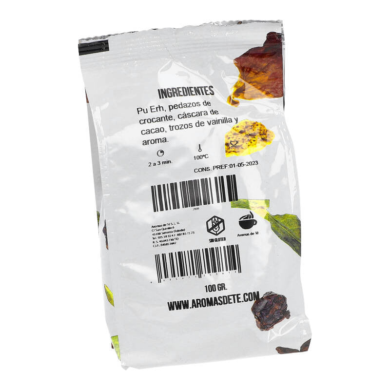 Tè rosso Pu Erh al cioccolato croccante