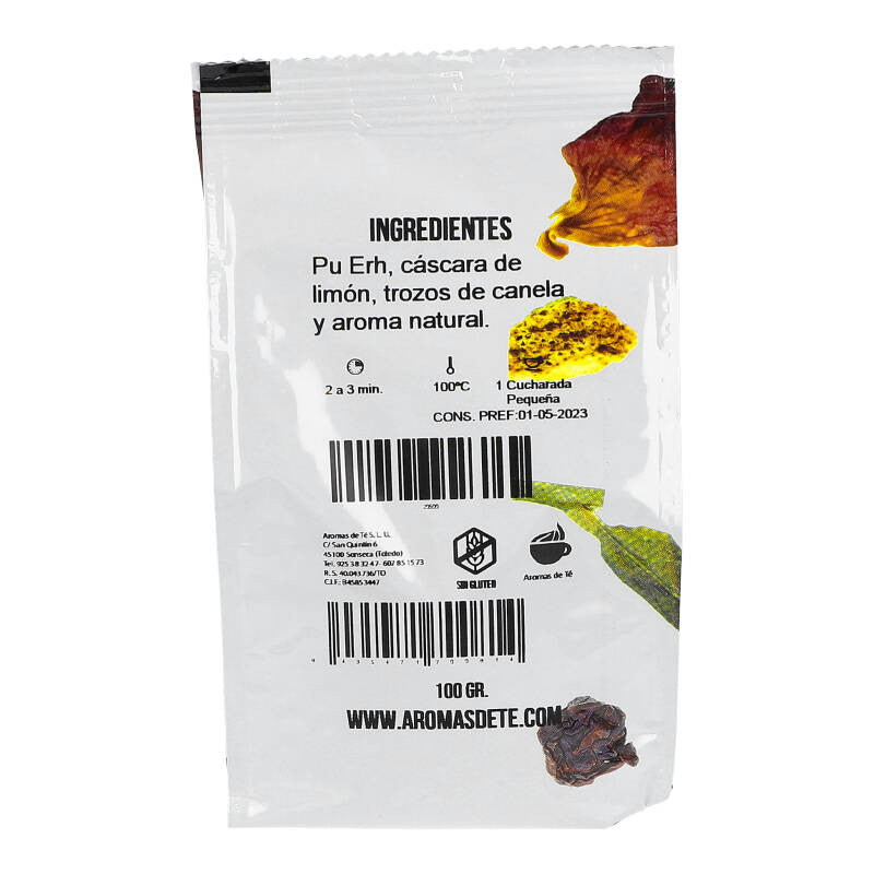 Pu Erh Red Tea Lemon and Cinnamon