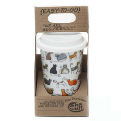 Vaso Térmico de Gatos con tapa de silicona