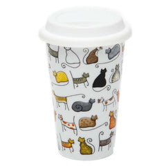 Vaso Térmico de Gatos con tapa de silicona
